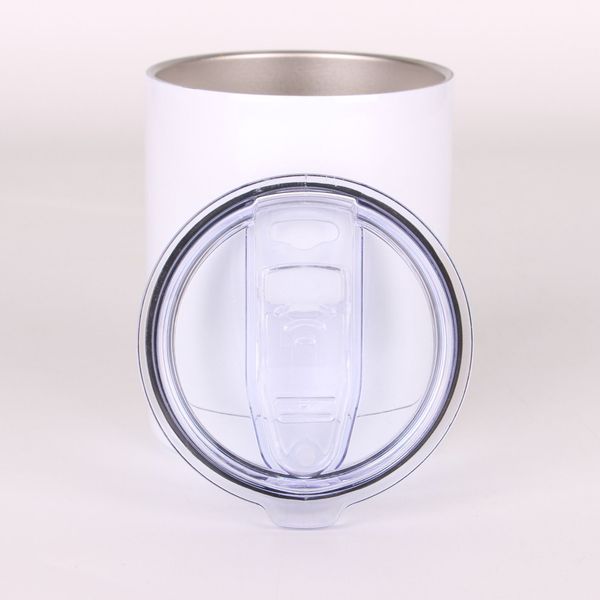 

10oz wholesale diy sublimation coffee mug cup with sealed lid double wall stainless steel portable beer wine cup for ice drink