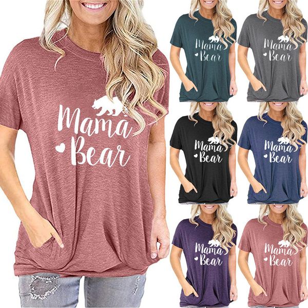 

women's 2021 summer round neck short sve t-shirt, White