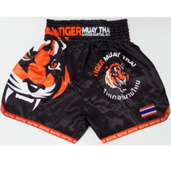 Muay Mma Tiger Tigre Boxing Match Sanda Training Respirável Shorts Muay Thai Roupas Boxe Tigre Muay Thai MMA C0222