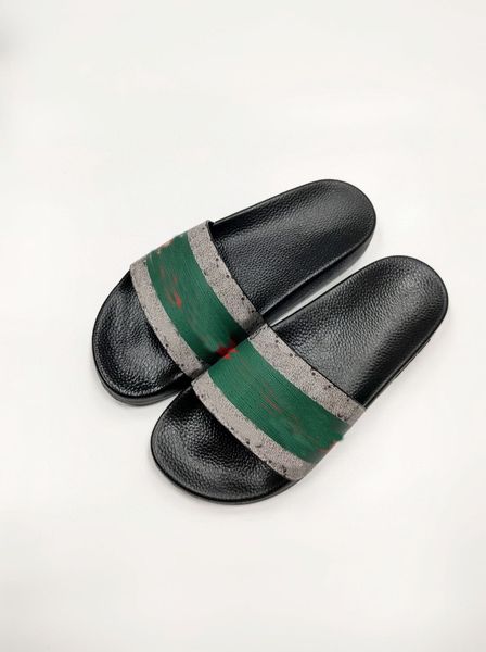 

size 5.5-14 luxury designer chaussures slippers sandals flat mens beach outdoor flip flops nonslip casual shoes christmas chaussures b3, Black