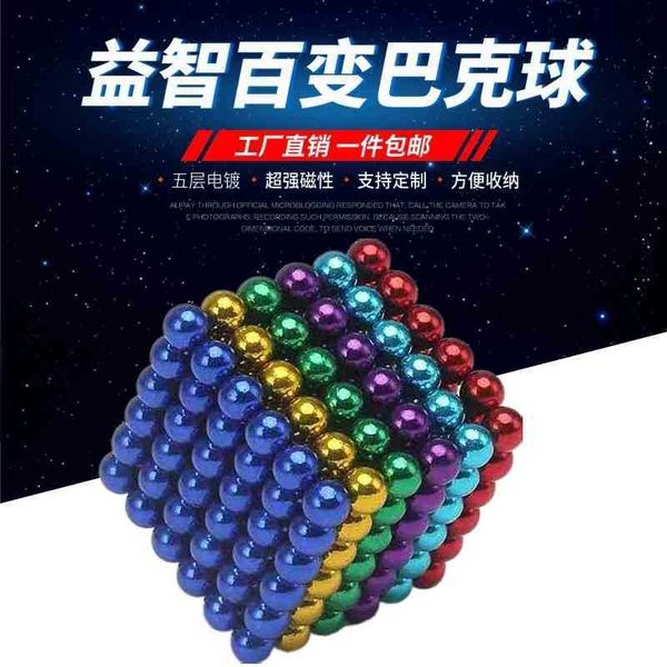 

magnetic ball in decompression toy iron box