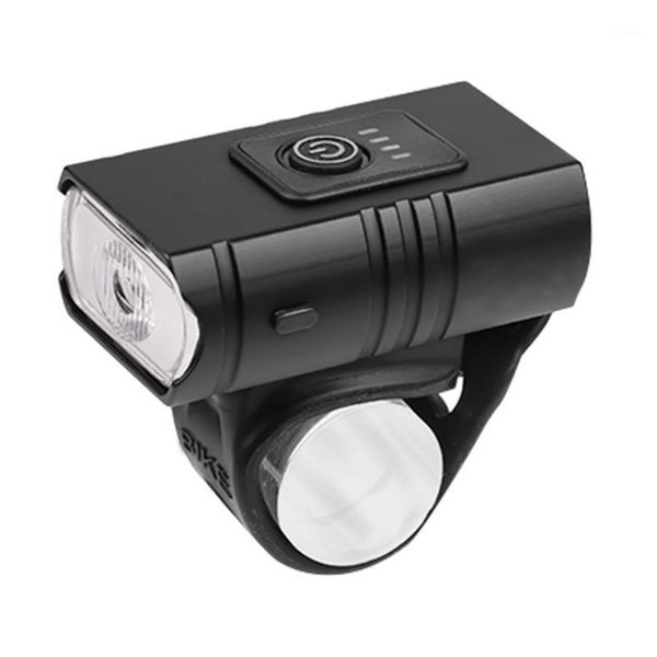 

bike lights 500lm t6 led mtb mountain headlight bicycle usb rechargeable 3 gears handle bar front riding cycling equipment 20211
