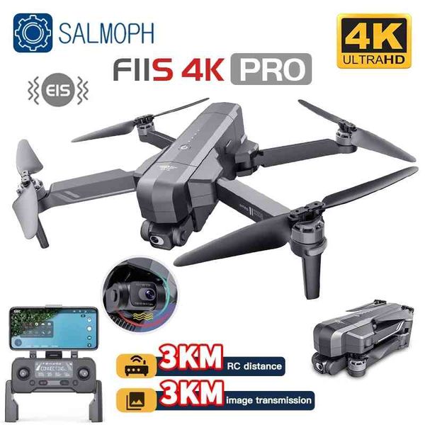 

sjrc f11s 4k pro drone with camera 3km wifi gps eis 2-axis anti-shake gimbal fpv brushless quadcopter professional f11 rc dron