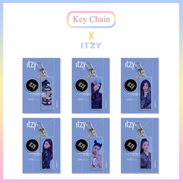 

keychains itzy pvc acrylic it'zicy key chain keyring dalla bag accessories lj319, Silver