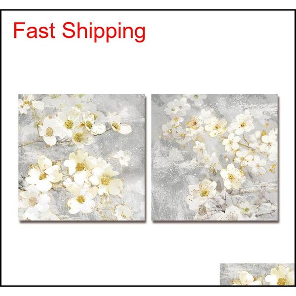 

dyc 10059 2pcs white flowers print art ready jllvuk bdesybag