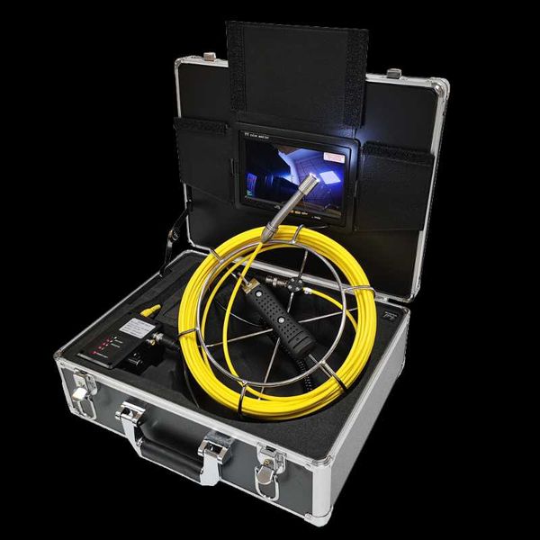 

cameras 17mm lens cctv endoscope 6 leds light drain pipe inspection camera with 7inch lcd screen