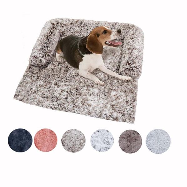 

kennels & pens dog plush bed sofacalming dogs softy comfortable for small medium large anti-anxiety pet warming cozy