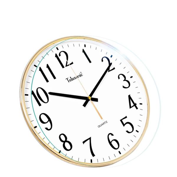 

wall clocks silent brife circular living room clock watch designer digital creative wandklok wanduhr home decor l