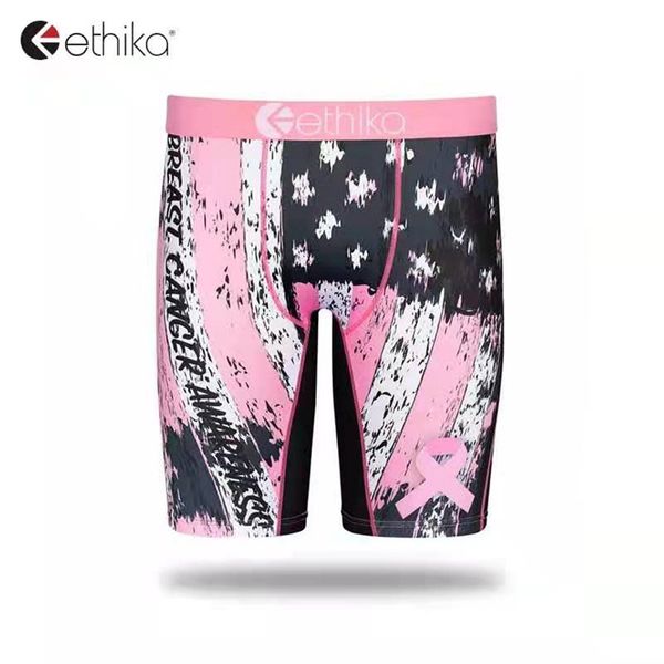 

100% cotton breathable ethika men's underwear soft men's boxers short letter underwear for men's underwear quick drying beach