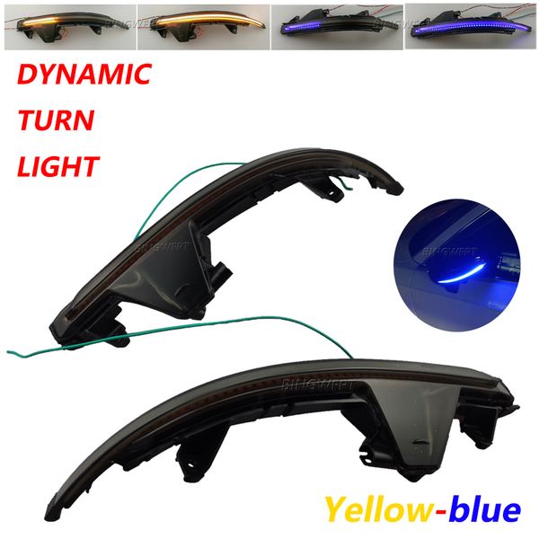 

dynamic blinker led turn signal light for audi a7 s7 rs7 2011-2017 side wing mirror rearview repeater sequential indicator lamp