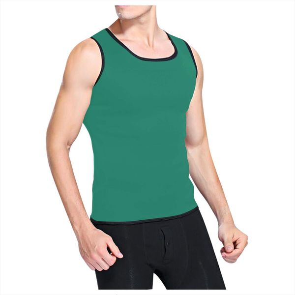 

fat burning shaper waist trainer men vest abdominal curl corset slimming weight sports tank quick drying sweaty clothes, White;black