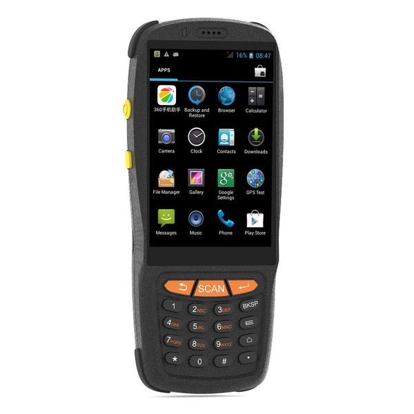 

1d/2d/qr nfc barcode scanner pda handheld terminal inventory machine scanner wifi bt mobile computer with 3.5 intouchscreen