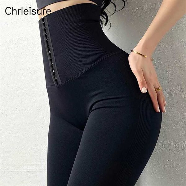 

leggings women high waist fitness sport compression push up gym for workout exercise elastic leggins mujer 211204, Black