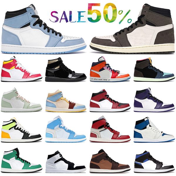 

1 1s university blue jumpman basketball shoes og high cactus jack light fusion red fearless seafoam mid chicago toe lucky green mens women t
