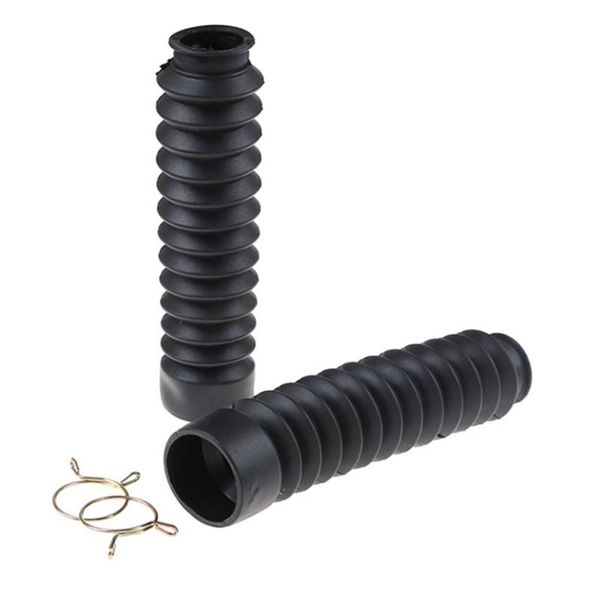 

parts 2 pcs universal motorcycle bike front fork cover, rubber dust cover boots protector gaiters pad