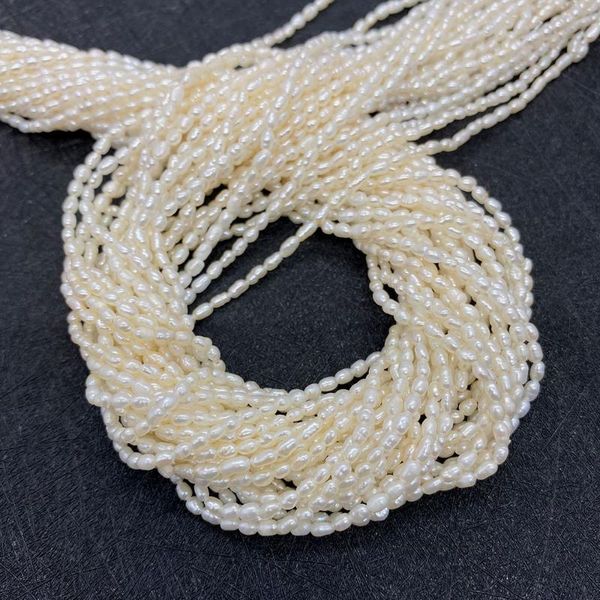 

other small natural rice beads freshwater pearl white punch loose bead diy charms for bracelet necklace accessories jewelry making