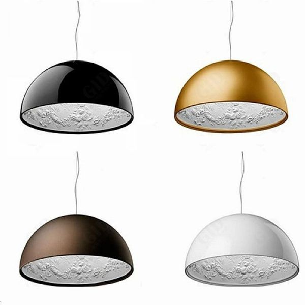 

pendant lamps modern sky garden black white gold brown resin led lights dining room bedroom lamp hanging light fixtures