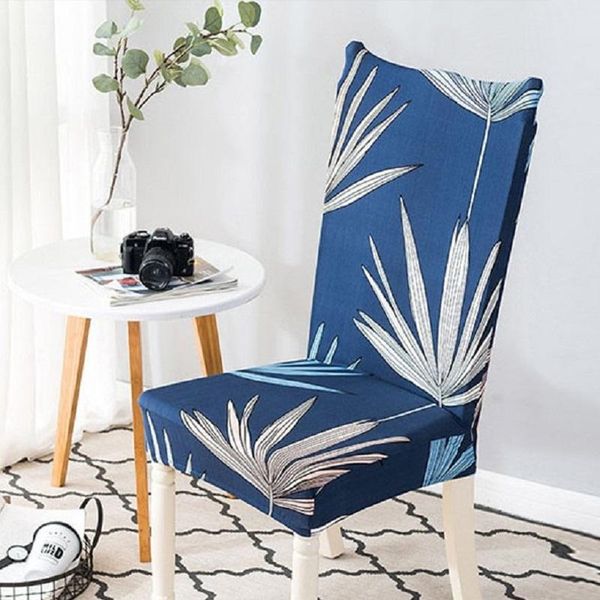 

chair covers elastic cover all-inclusive back slipcover with print dining room seat banquet wedding party decor 2pcs
