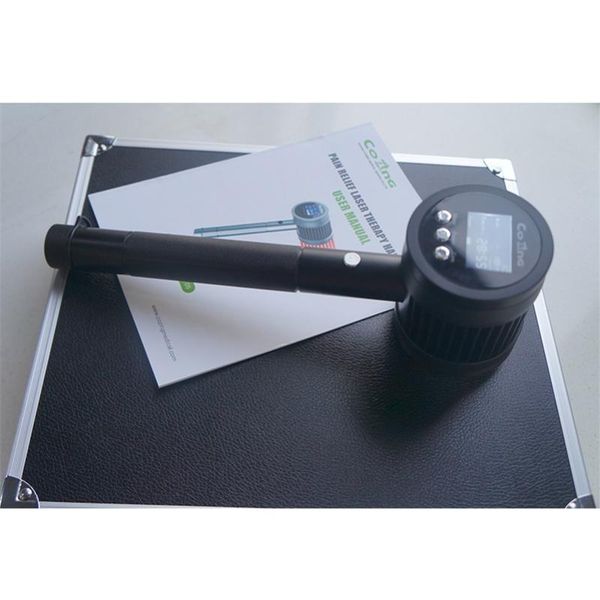 

handheld pain relief laser therapy device 808nm 650nm laser goggles home use physiotherapy cold soft lllt