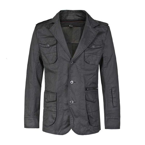 

2021 new casual fashion decorate v single spring male costumes blazer jacket from vintage 2era, Black;brown