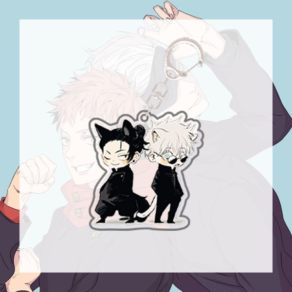 

jujutsu kaisen double anime key chain pendant acrylic series fans