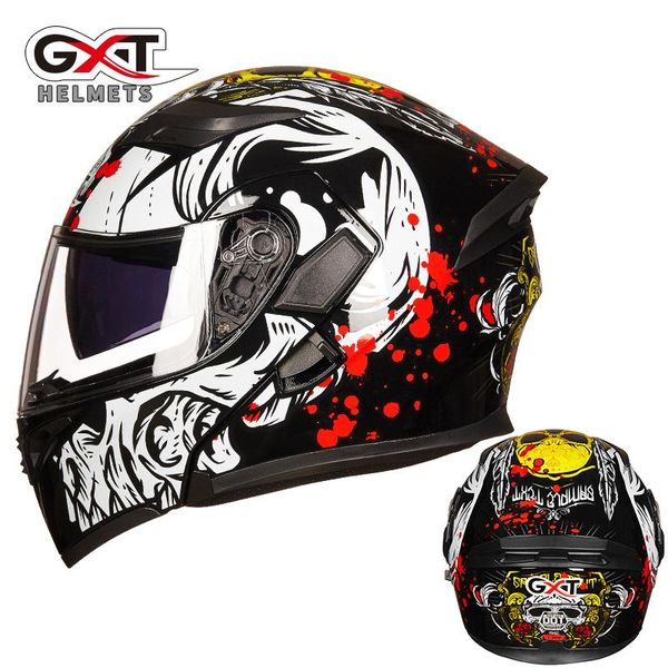 

motorcycle helmets sports helmet gxt-902, helmet, two lens