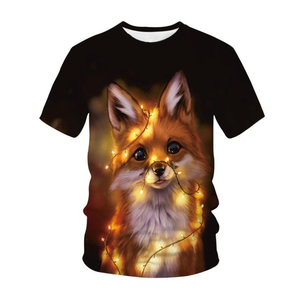 

men's t-shirts summer printed t shirts and women's 3d t-shirt casual tee short sleeve cute funny sports animal round neck tshirt, White;black