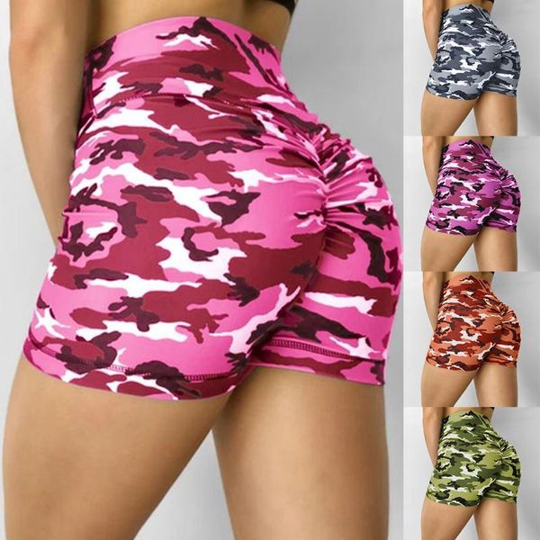 

fashion 2021 summer shorts women plus size camouflage workout high waisted casual cycling leggings femme biker short pants, White;black