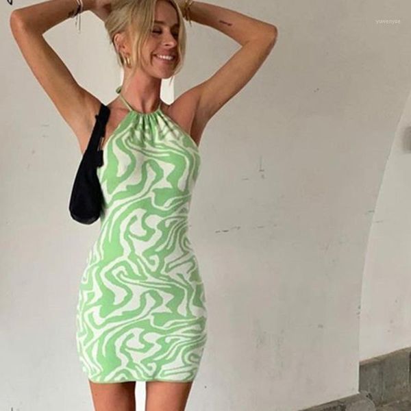 

casual dresses 2021 summer style knitted dress women's halter neckless mini strapless sleeveless party tight, Black;gray