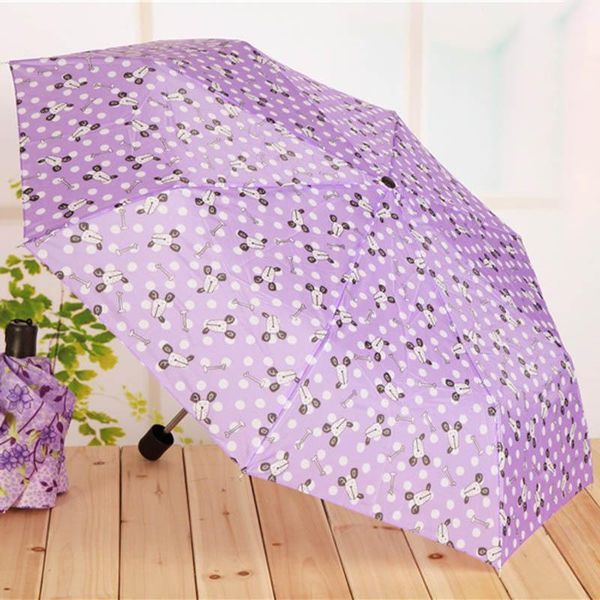 

umbrellas 1 pcs folding umbrella rain windproof portable short handle fashion for outdoor travel und sale