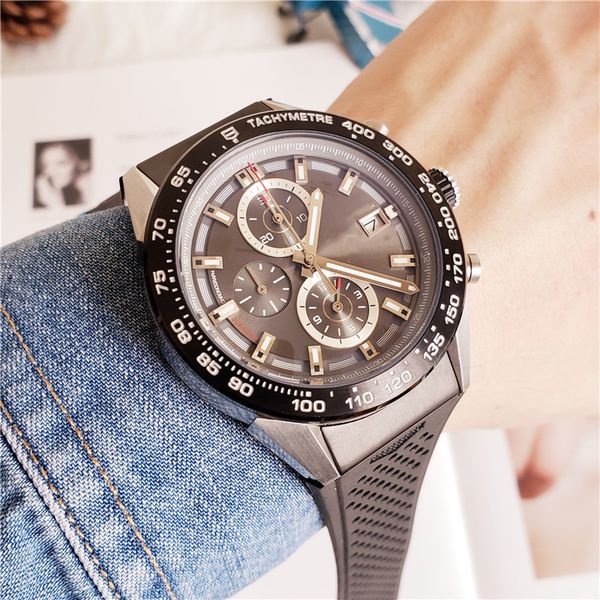 

2021 new selling men's luxury quartz watch waterproof leisure outdoor aaa 40mm, Slivery;brown