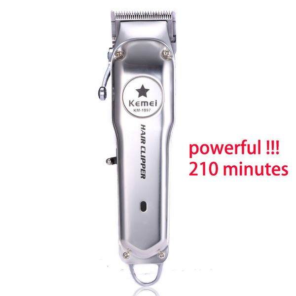 

kemei km-1997 all-metal professional clipper electric cordless trimmer for men cutter hair cutting machine barber 210302