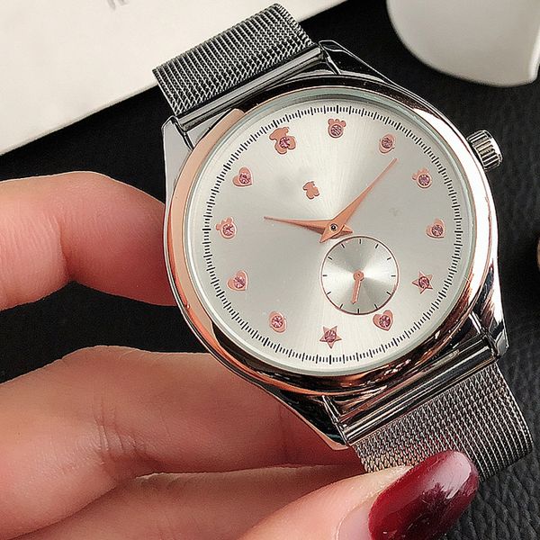 

brand new classic noble timeless charming bear watch waterproof 10m spanish style zircon watch