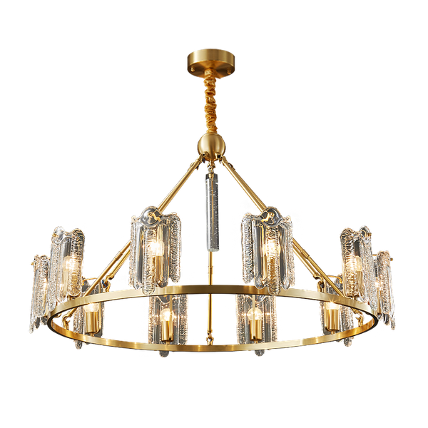 

pendant lamps luxury real brass chandelier for living room postmodern restaurant bedroom e27 glass suspension lamp home el decor lighting