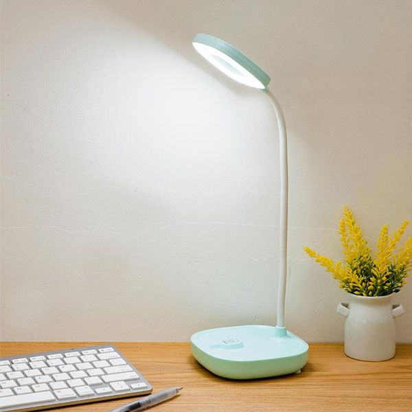 

usb charging reading flexible home 360 degree rotation desk lamp sensitive children multifunction study stable touch portable