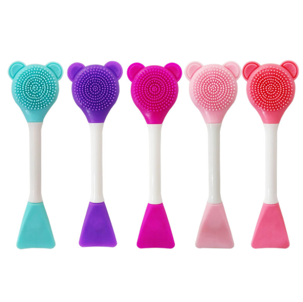 

makeup brushes 5 colors silicone face mask brush soft facial mud applicator