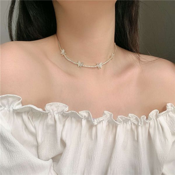 

hbp fashion dongdamen new style sparkle diamond necklaces in korea, Silver