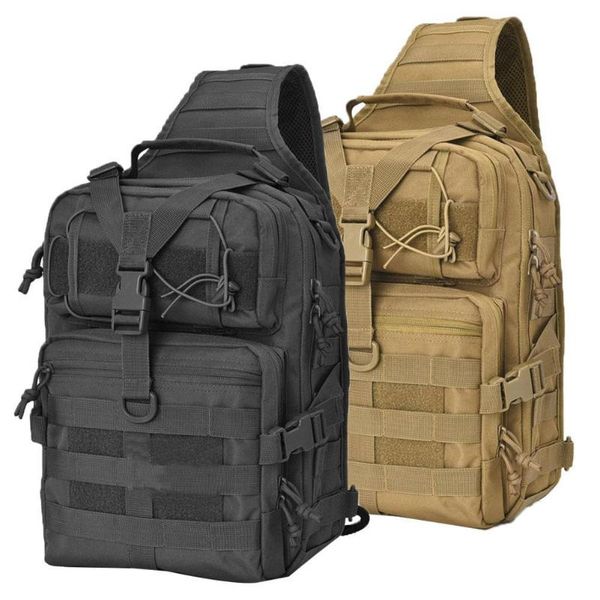 

backpack large capacity travel pack sports bag oxford cloth crossbody shoulders for outdoor climbing cycling