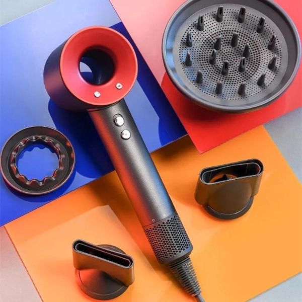 

electric hair brushes dryer anion salon barber hairdryer blow powerful household travel fast drying negative ions magnetic nozzle mouthpiece