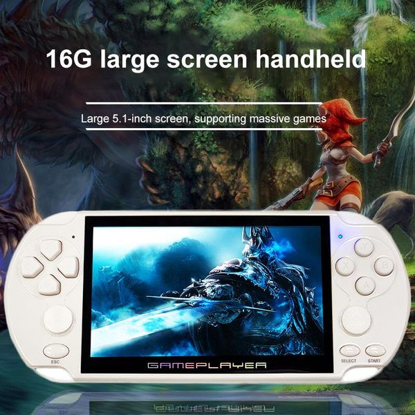 

game controllers & joysticks 64bit 5" lcd x9 plus double rocker 8g/40g arcade x9s handheld retro console video mp5 for nes 1000 games