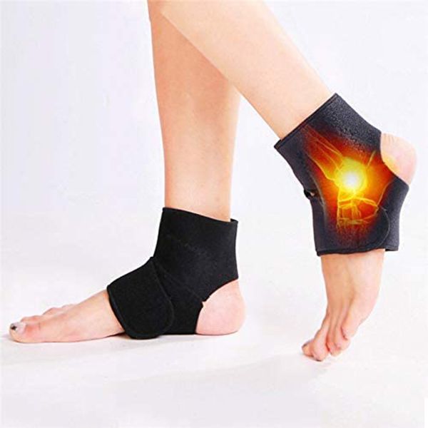 

1 pair self-heating ankle support adjustable ankle brace guard spontaneous magnetic self-heating ankle wrap health care
