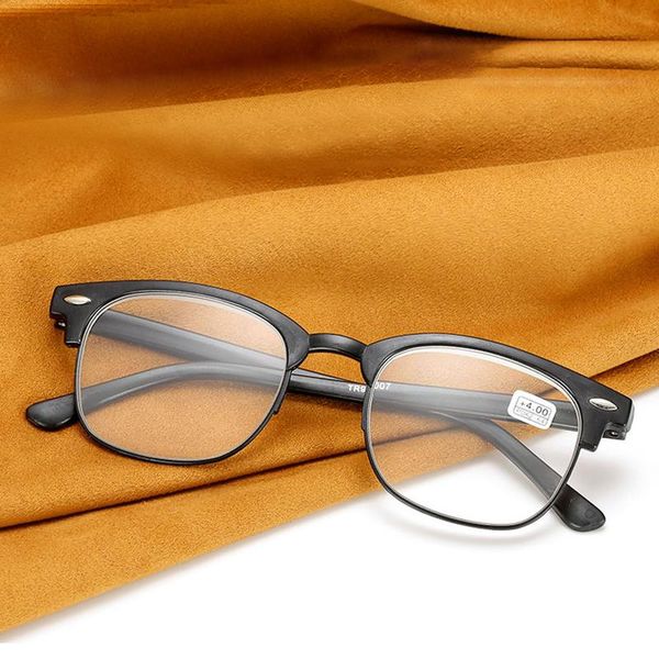 

sunglasses olnylo fashion reading glasses women&men anti-drop magnifying presbyopic +1.0+1.5+2.0+2.5+3.0+3.5+4.0 oculos, White;black