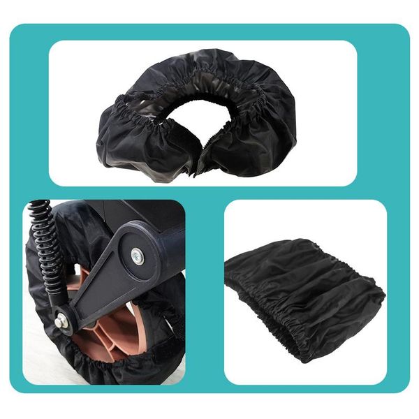 

stroller parts & accessories baby car wheel cover protector oxford cloth home reusable dustproof