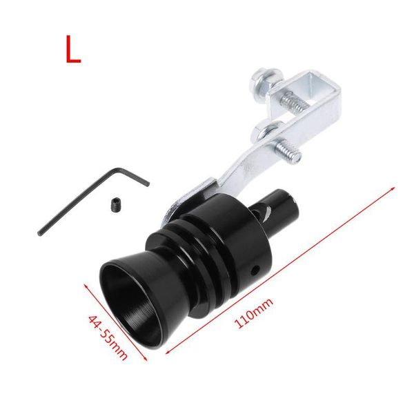 

motorcycle exhaust system fake turbo simulator whistle pipe sound muffler blow off valve