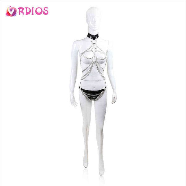 NXY SM Seks Yetişkin Oyuncak Sıcak Erotik Lingerie Kadınlar Için PU Deri Metal Zincir İç Çamaşırı Seksi Kelepçe Kırbaç Kostümleri Shop1220