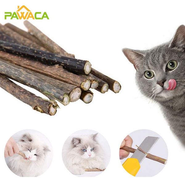 

cat toys 10/20/40pcs cleaning teeth natural catnip pet molar toothpaste stick actinidia fruit silvervine