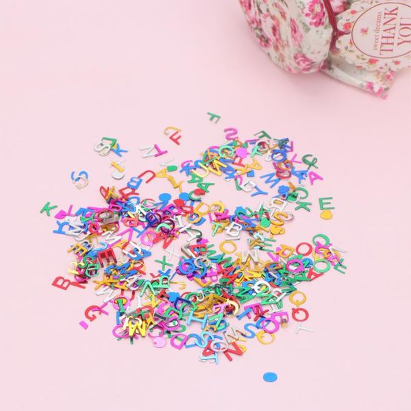 

party decoration 10500 pcs 6mm alphabets confetti romantic table decor sprinkle letters shaped for wedding birthday par
