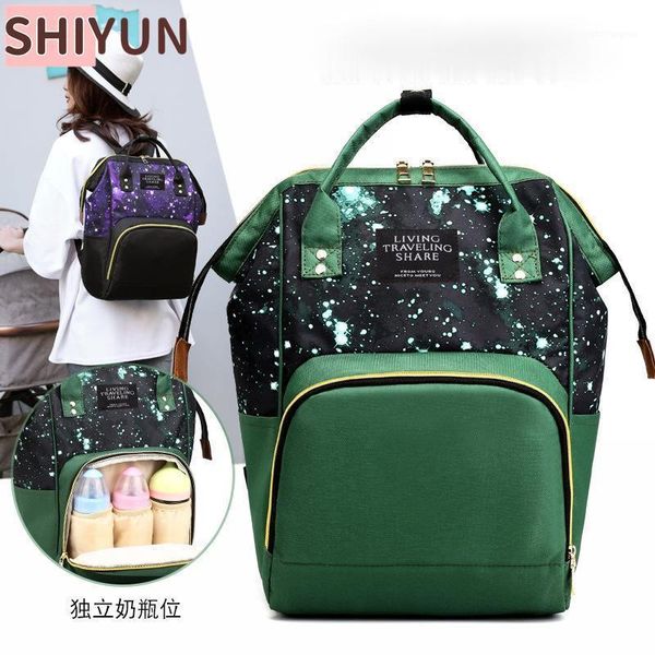 

diaper bags shiyun fashion mummy baby multifunctional large capacity maternity nursing travel stroller bag backpack sy1431