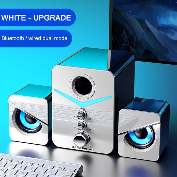 Sistema Home Theatre PC Computer Altoparlante Bluetooth Surround Bass Stereo Subwoofer Sound Box Desktop Laptop Telefoni TV