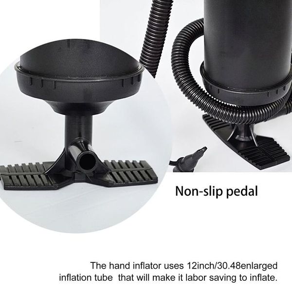 

pool & accessories for swimming ring airbed inflatable float pump portable air labor saving inflator